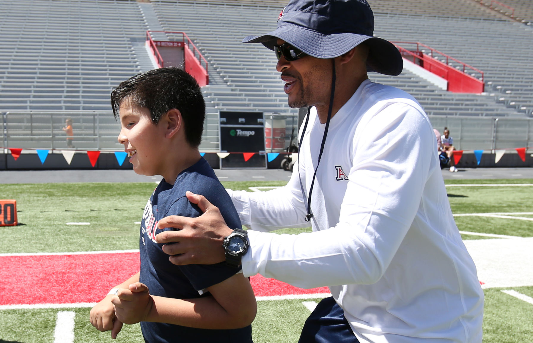 Arizona Wildcats KidCats spring football experience
